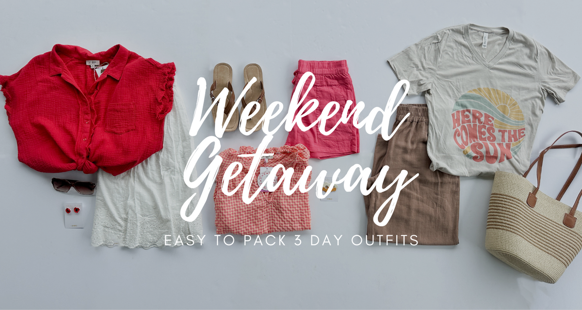 Weekend Getaway: Easy to Pack 3 Day Outfits – Sweet Elaine Boutique