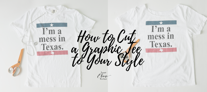 How to Cut a Graphic Tee to Your Style