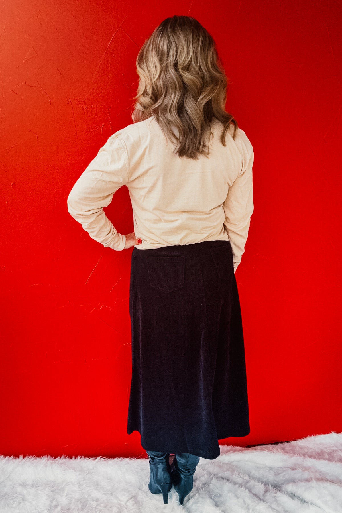 Plaid Holiday Bow Longsleeved Tee