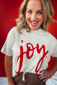 Joy Hi Lo Graphic Tee