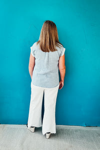 Maggie Cotton Gauze Button Down Shirt