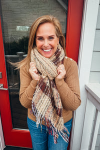 Multi Color Oblong Scarf