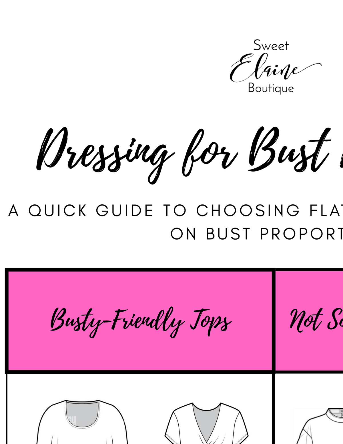 FREE Download: Dressing for Bust Proportions