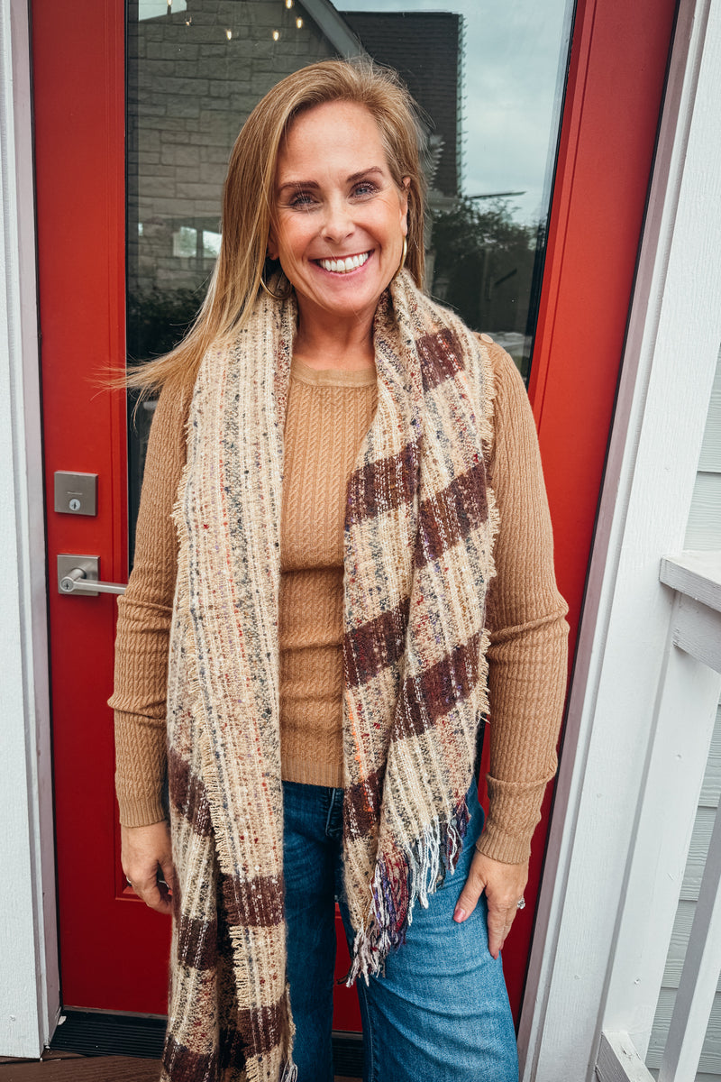 Multi Color Oblong Scarf