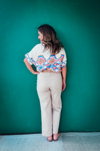 Claire Wide Leg Crop Pants