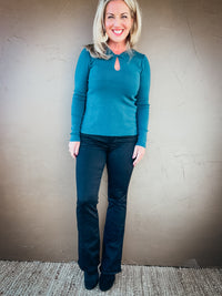 Natalie Bootcut Jeans by Kut from the Kloth in Black