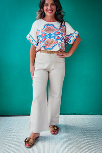 Claire Wide Leg Crop Pants