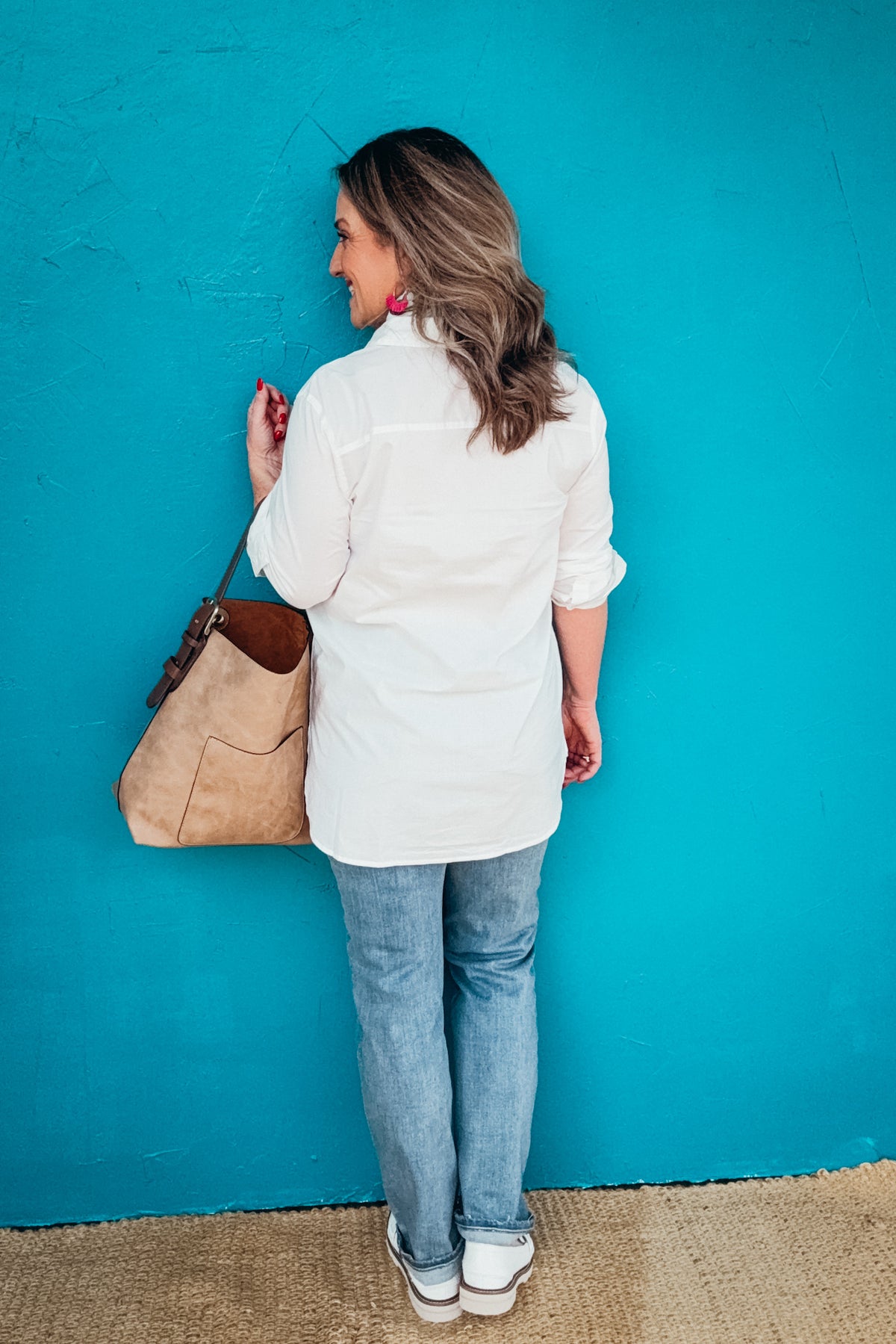 Sally Long Sleeve Button Down Blouse