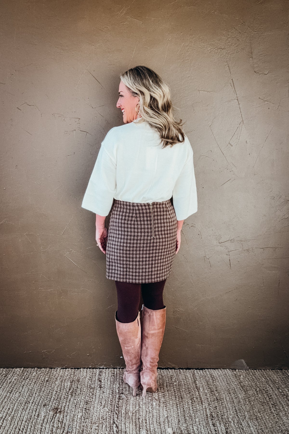 Arden Half Sleeve Button Down Knit Cardigan in Ivory