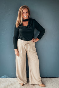 Amelie Solid Wide Leg Pants