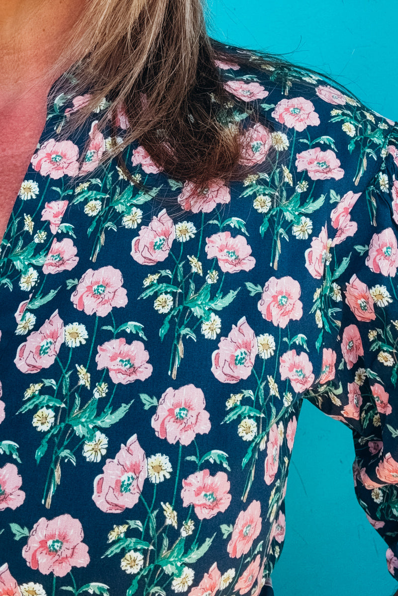 Sophie Flower V-neck dress