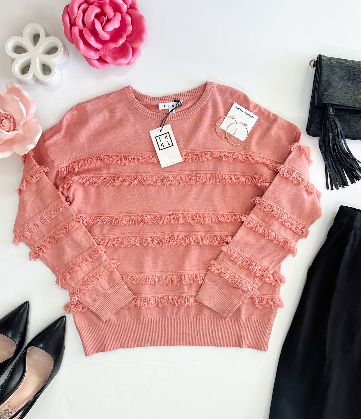 Francis Spring Fringed Sweater
