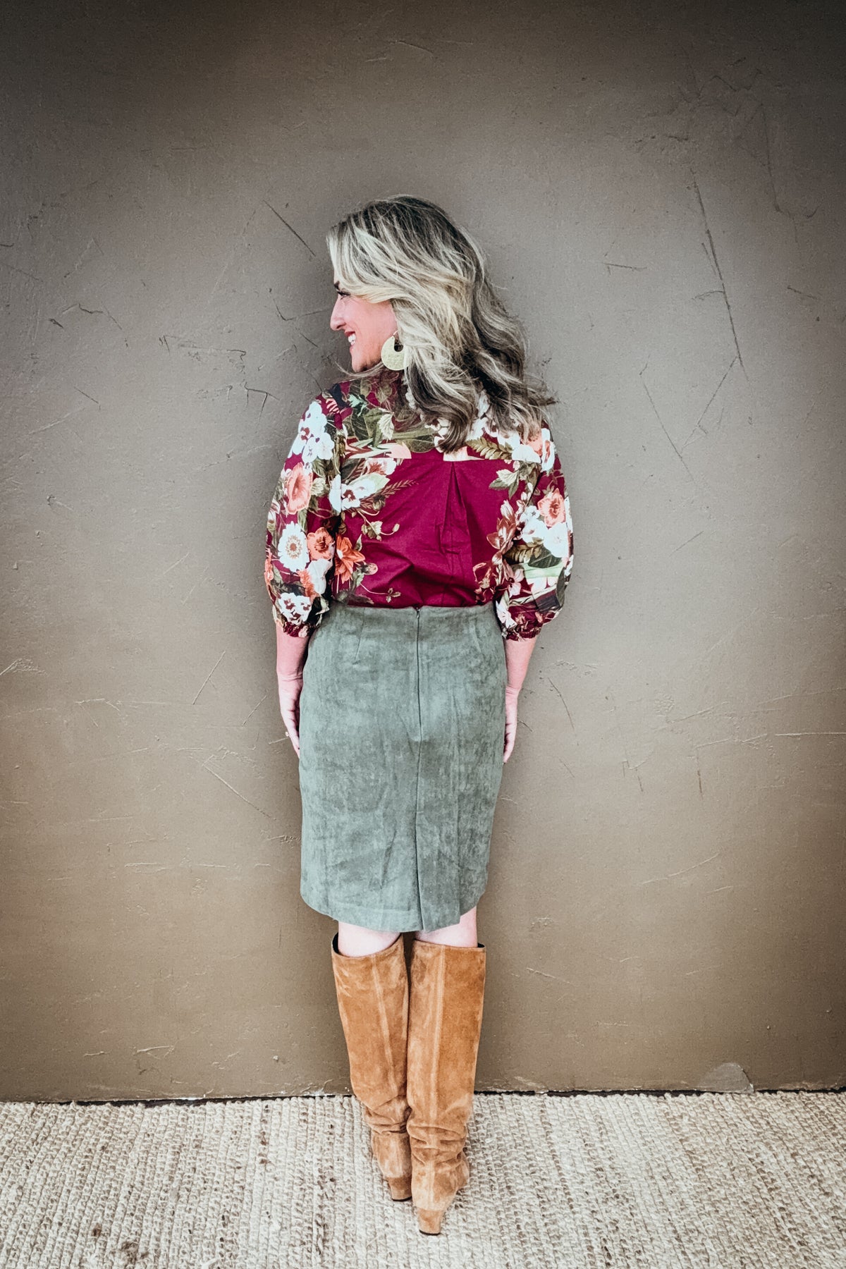 Celeste Floral Button Down Top