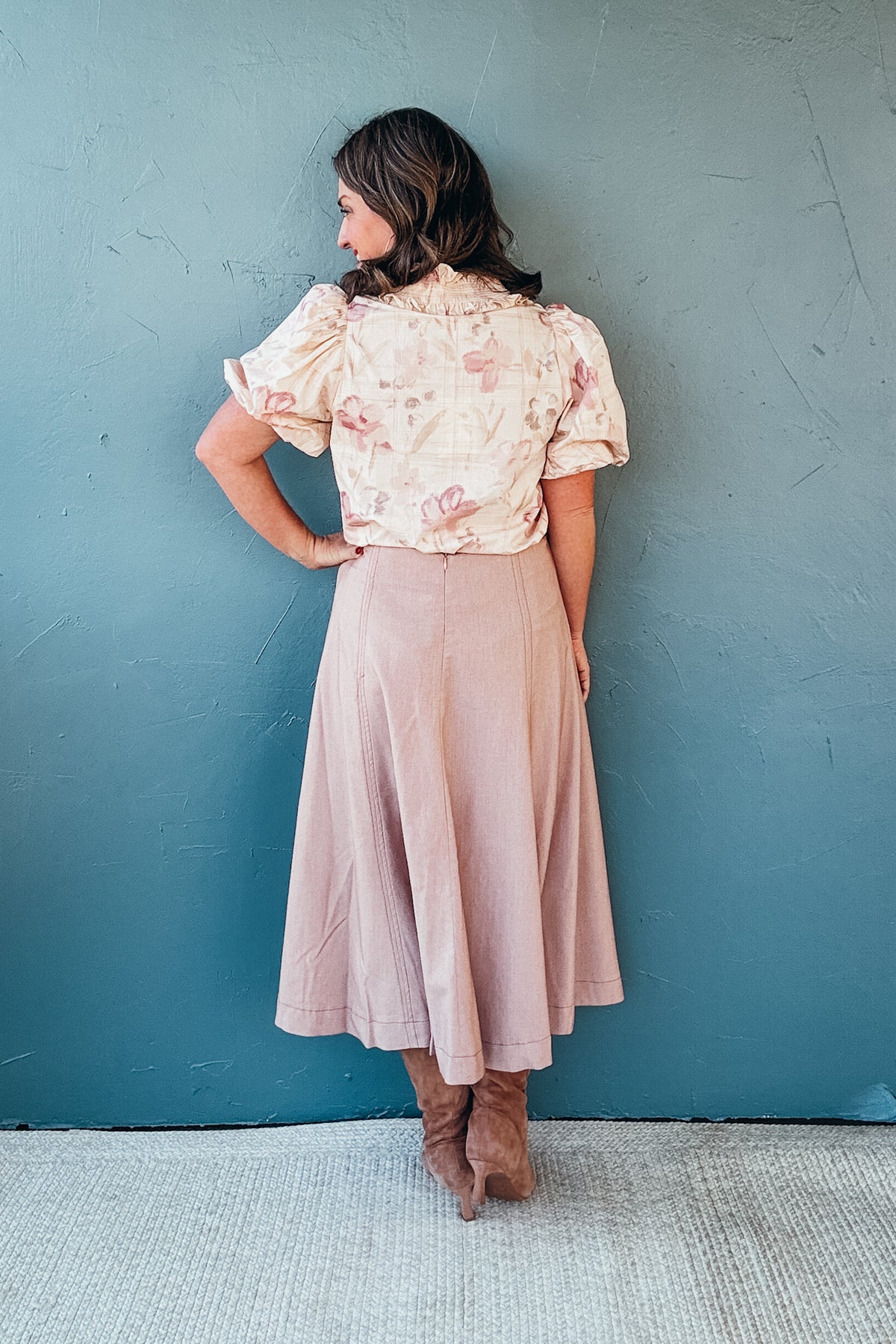 Quinn Floral Short Puff Sleeve Top