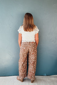 Hannah Crochet Short Sleeve Cardigan