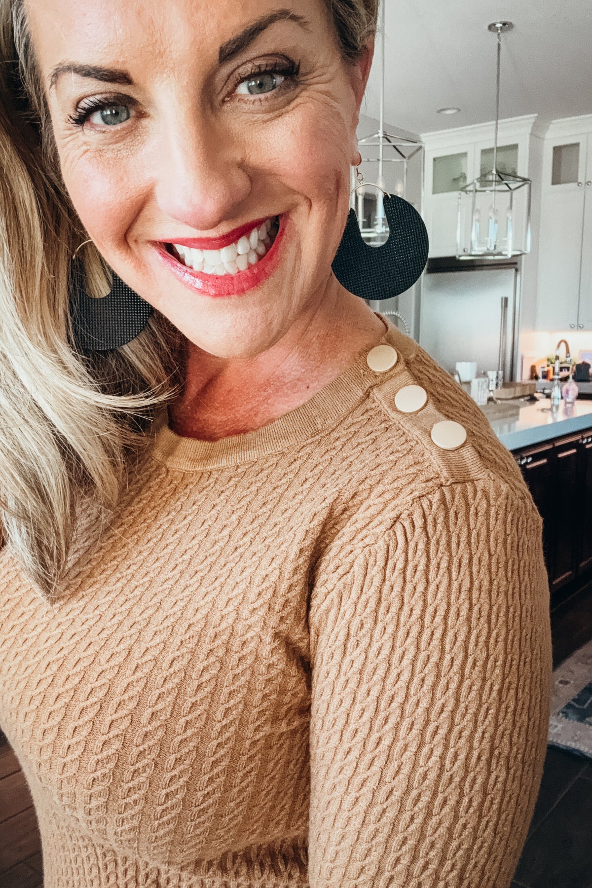 Isabelle Fine Cable Knit Sweater