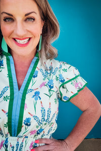 Betsy Mix Floral Midi Dress