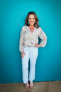 Kelsey High Rise Ankle Flare