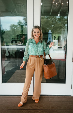 Elena Wide Leg Trouser