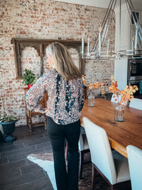 Selene Peasant Tie Neck Blouse