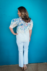 Charlotte Printed Chiffon Blouse