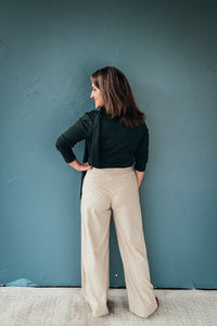 Amelie Solid Wide Leg Pants