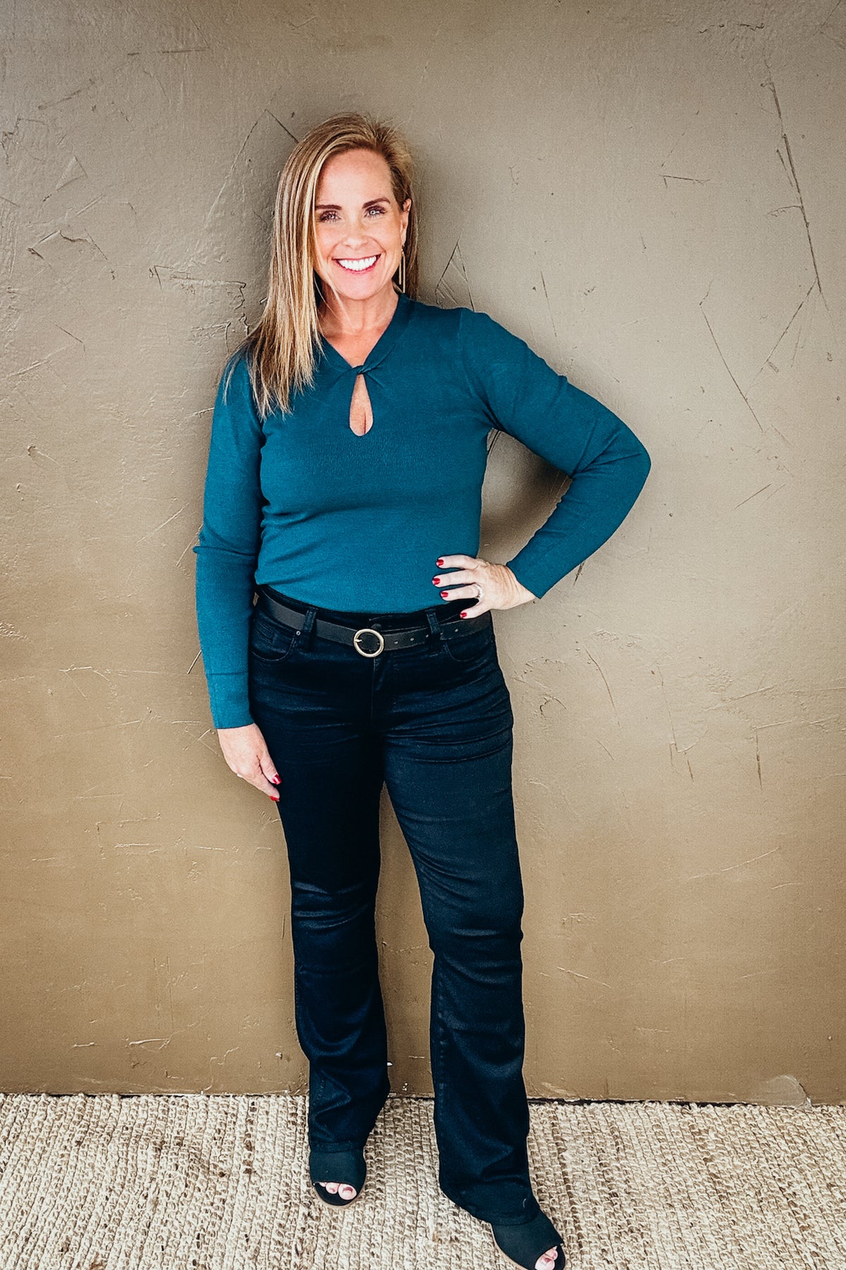 Natalie Bootcut Jeans by Kut from the Kloth in Black