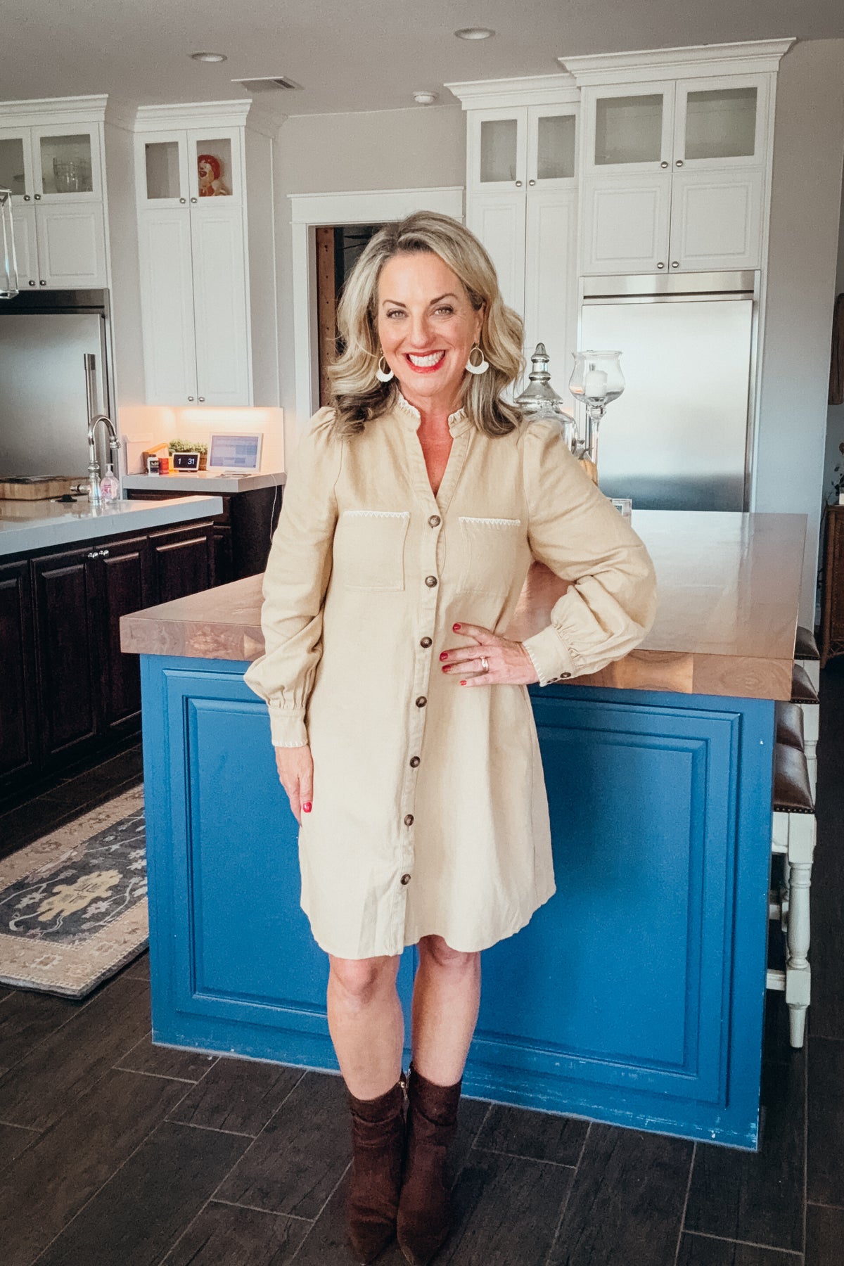 Maisie Blanket Stitch Detail Dress