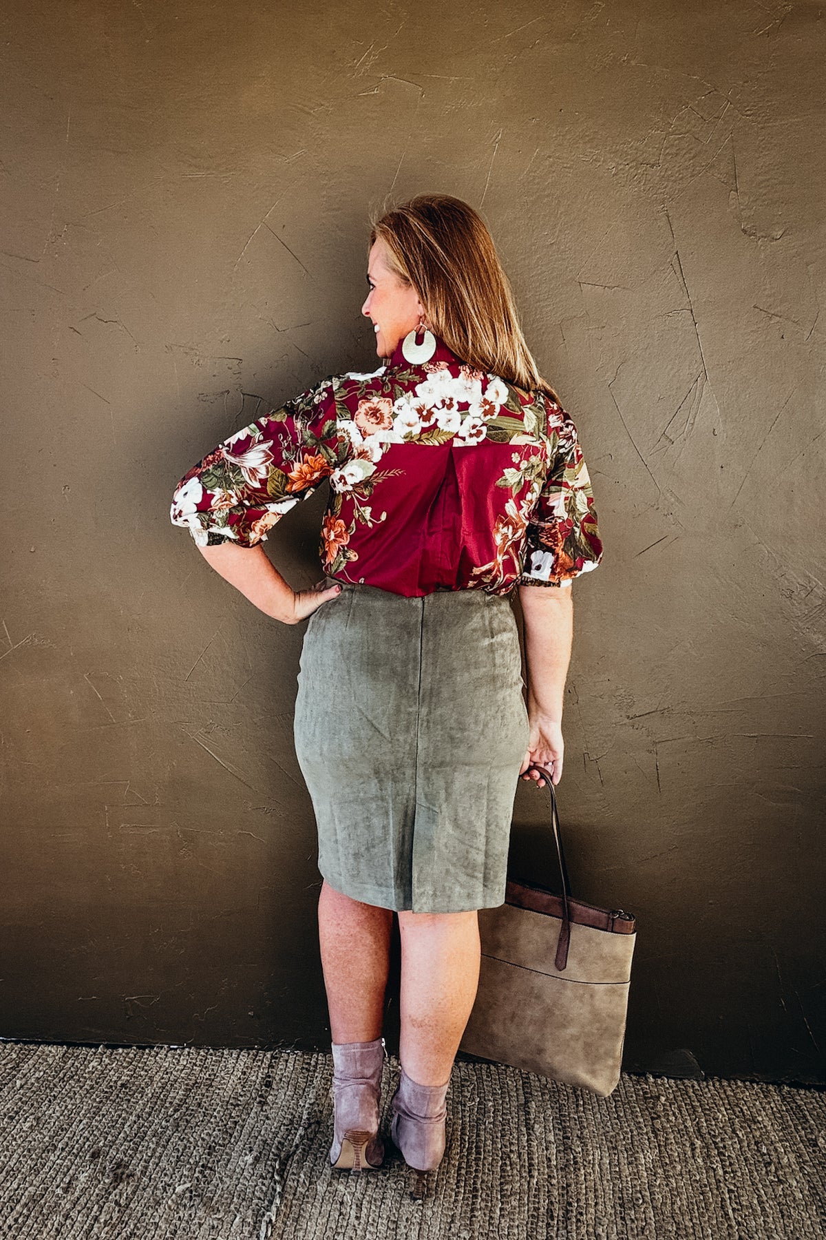 Celeste Floral Button Down Top