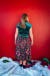 Emerald Eve Velvet Top