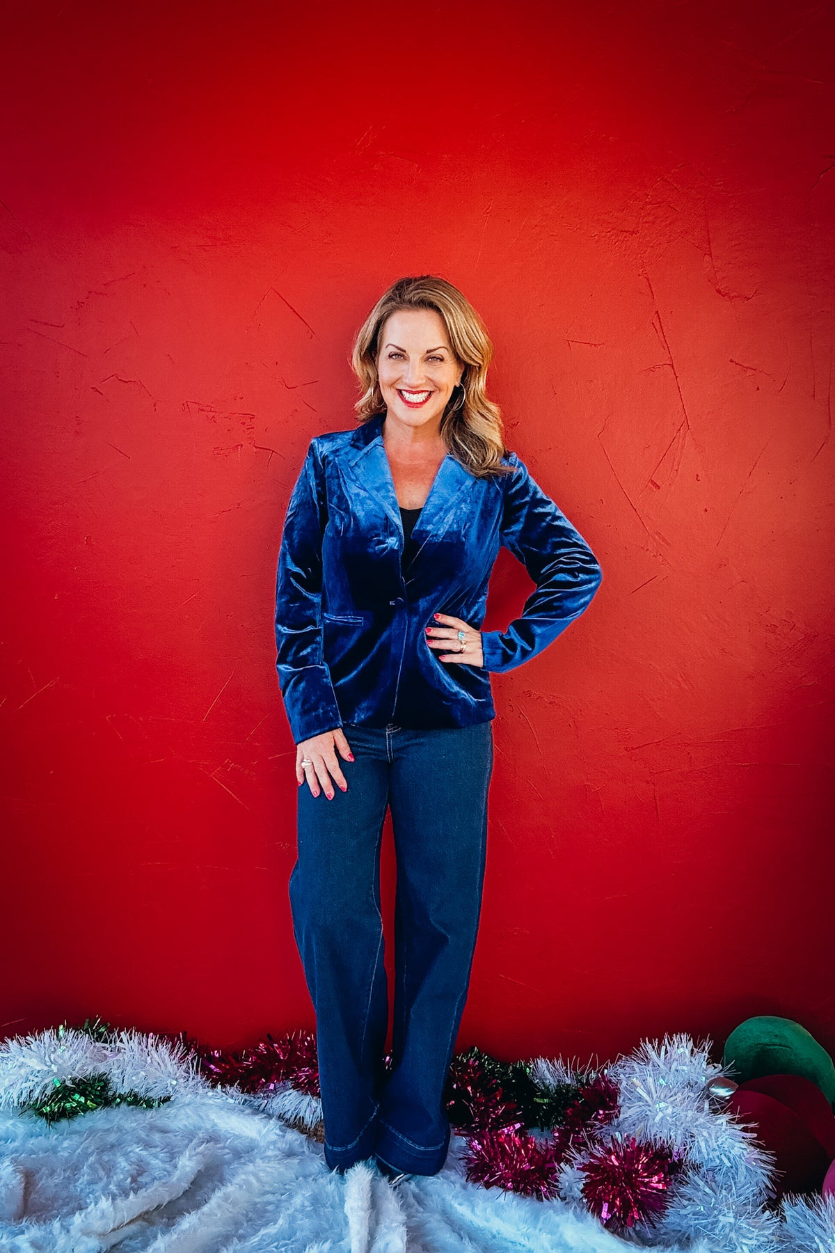 Aurora Sapphire Blazer