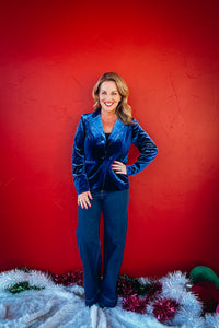 Aurora Sapphire Blazer