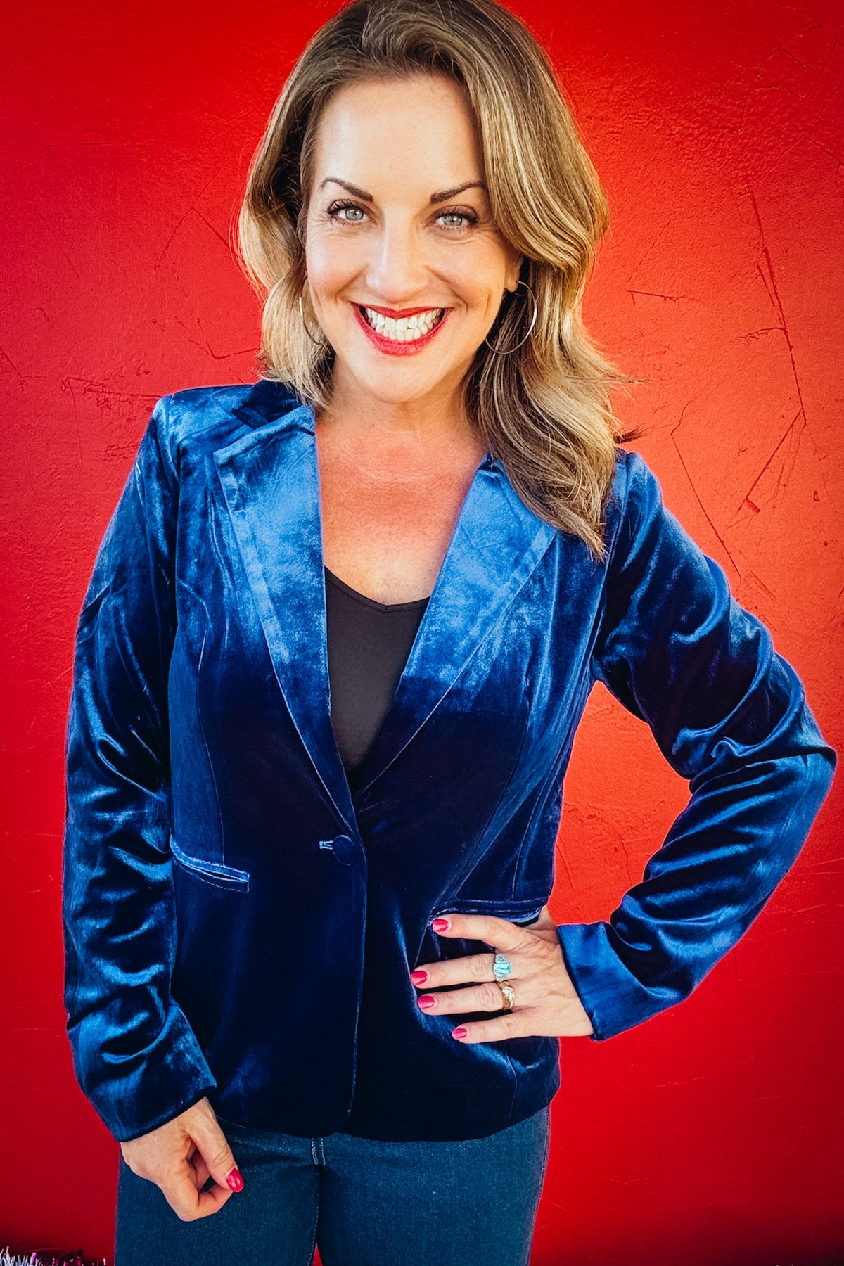 Aurora Sapphire Blazer