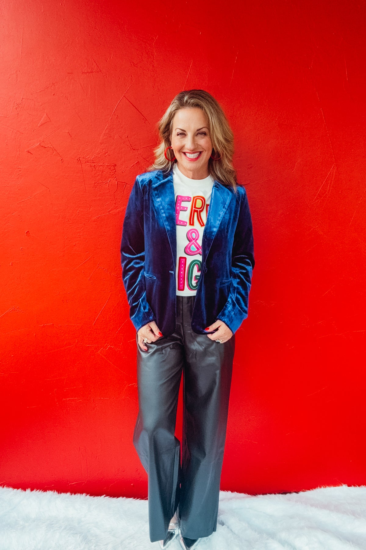 Merry & Bright Holiday Graphic Tee