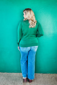 Lucy Lightweight Green Sweater