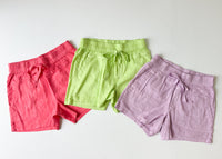 Christina Linen Shorts with Drawcord