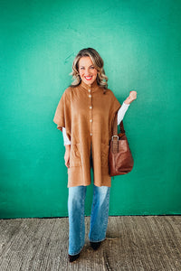 Carla Sweater Knit Cape