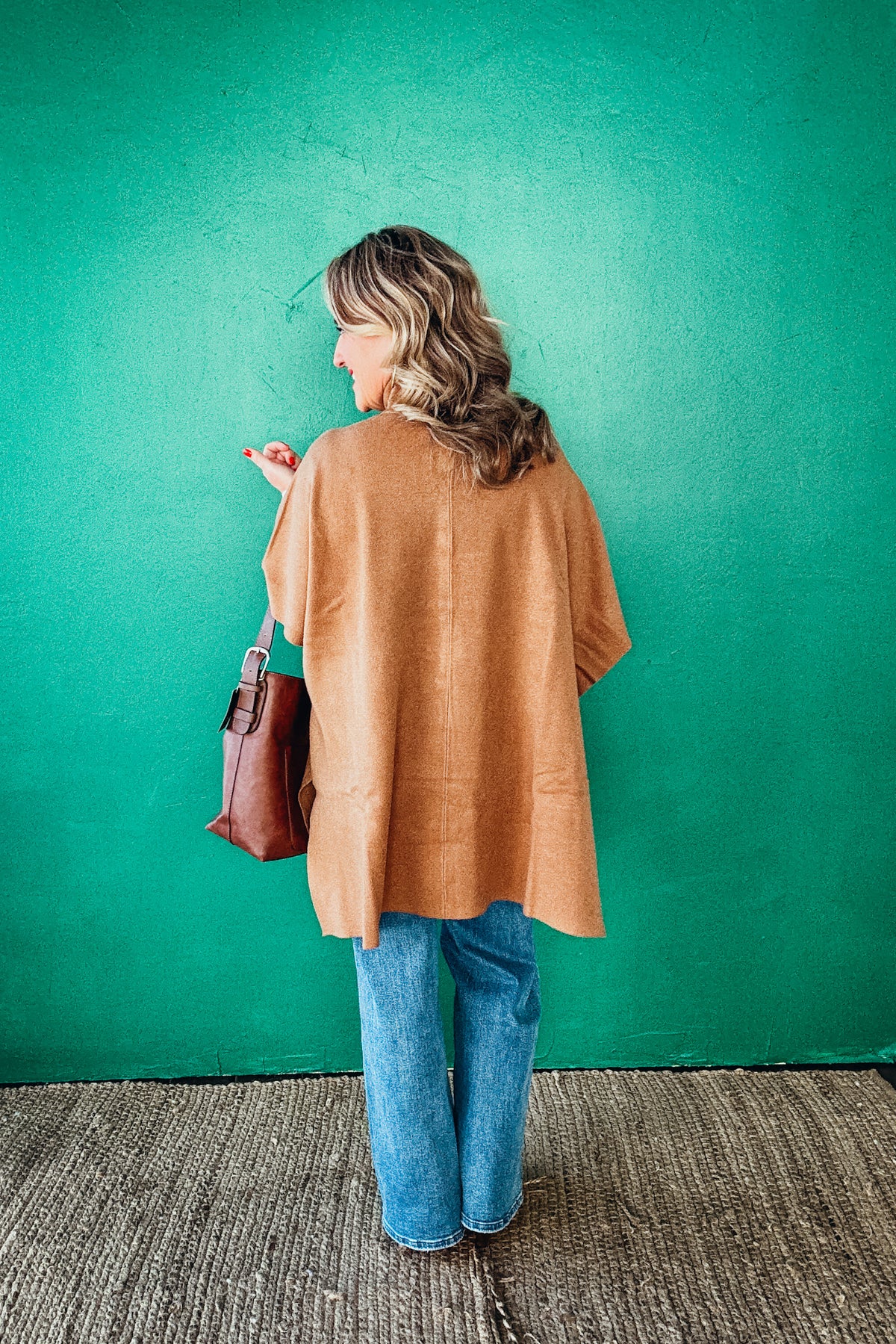 Carla Sweater Knit Cape