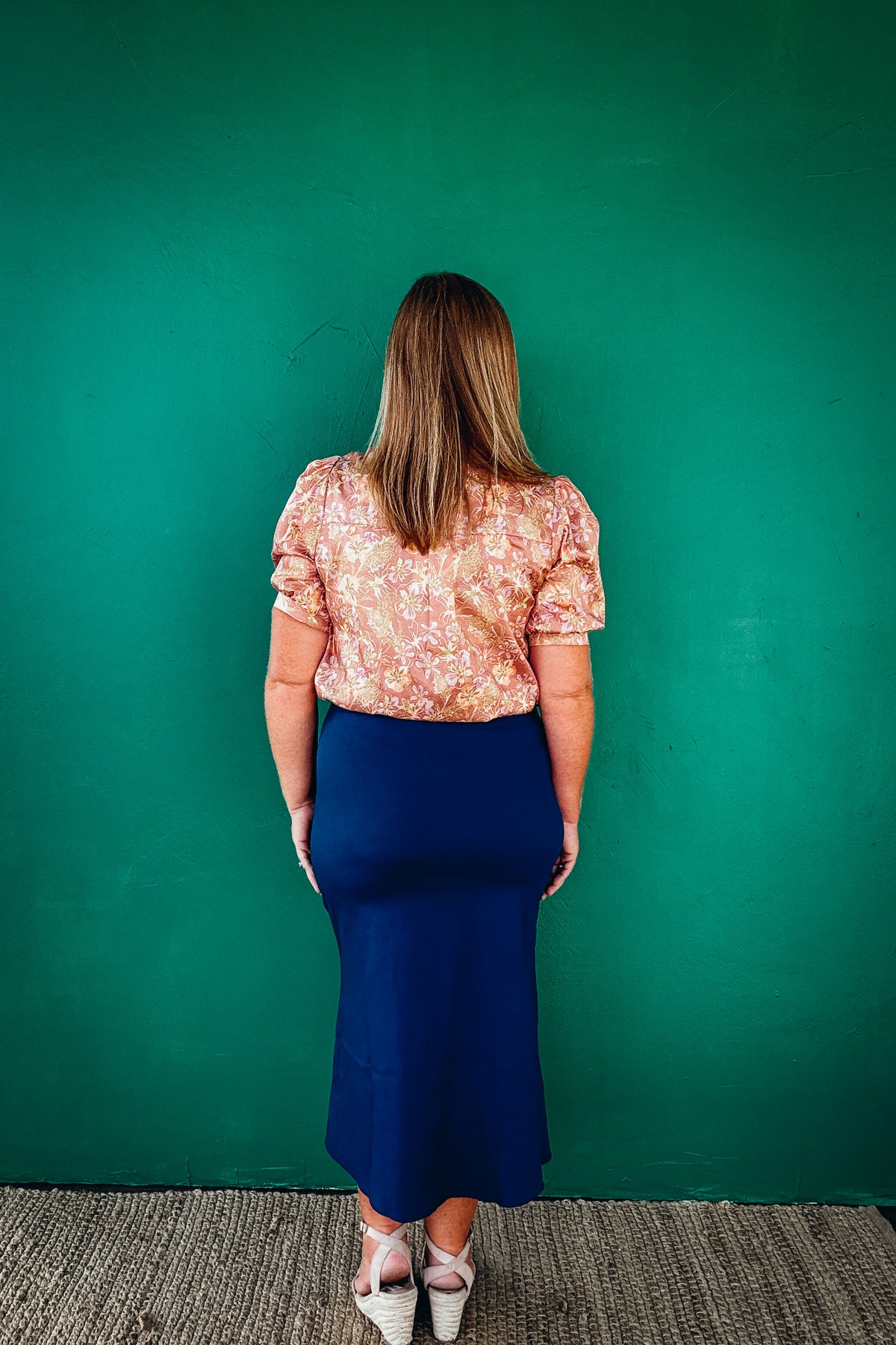 Danielle Button Down Floral Woven Top