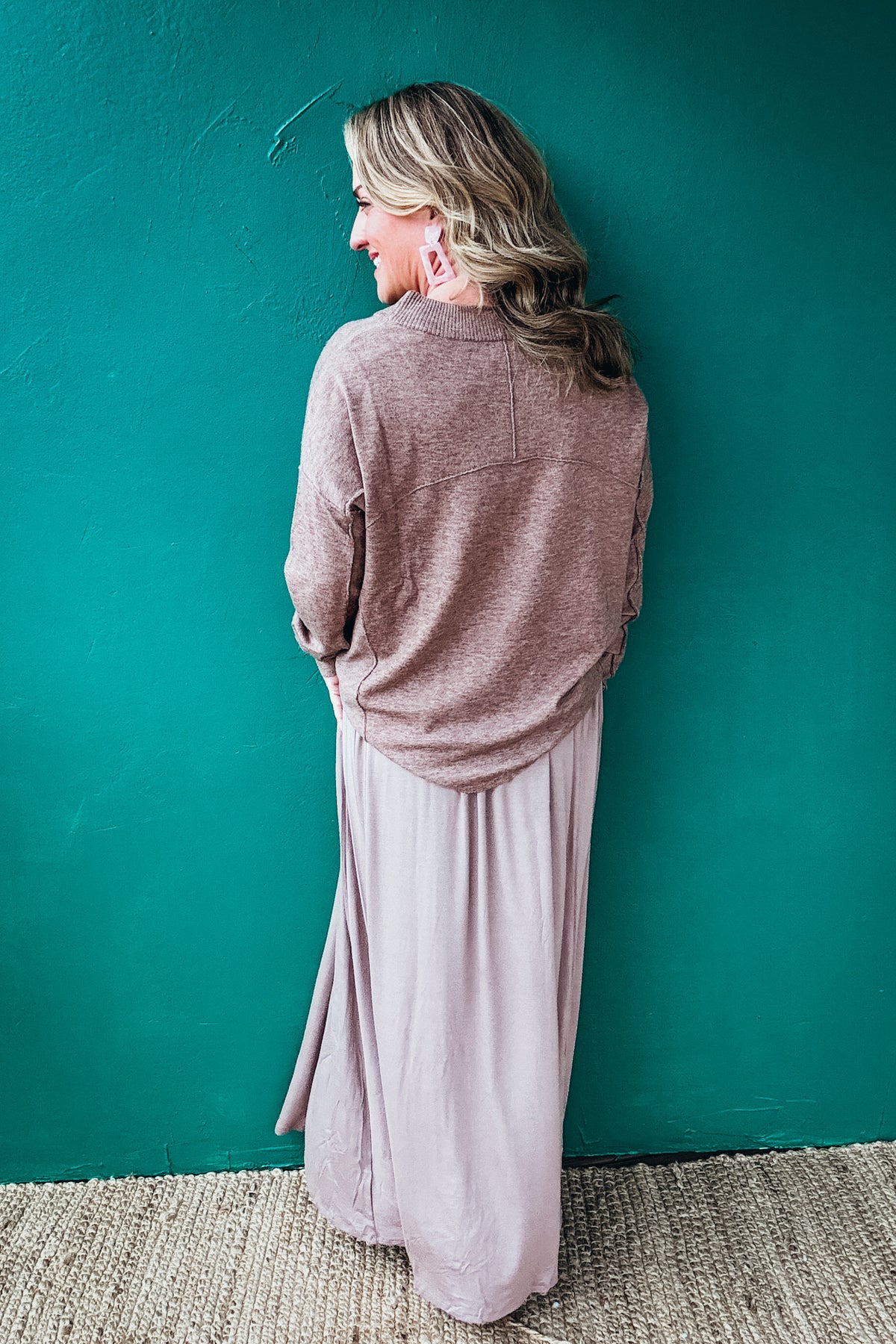 The Perfect Pocketed Maxi Skirt - Mocha