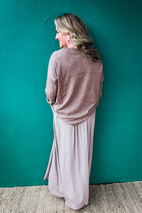 The Perfect Pocketed Maxi Skirt - Mocha