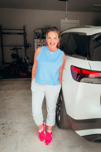 Brooke Luxeknit Joggers in Gray