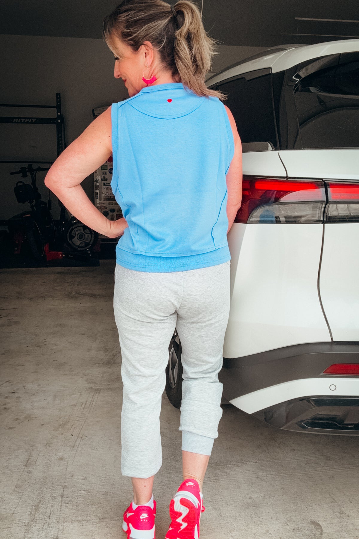 Brooke Luxeknit Joggers in Gray