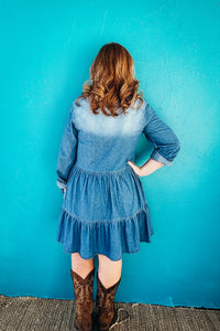 Dakota Tiered Denim Dress
