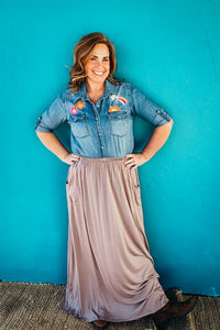 Peace & Love Embroidered Shirt