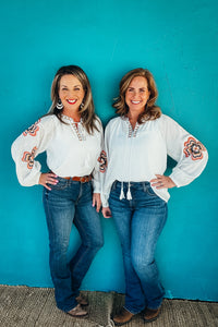 June Loose Fit Peasant Blouse