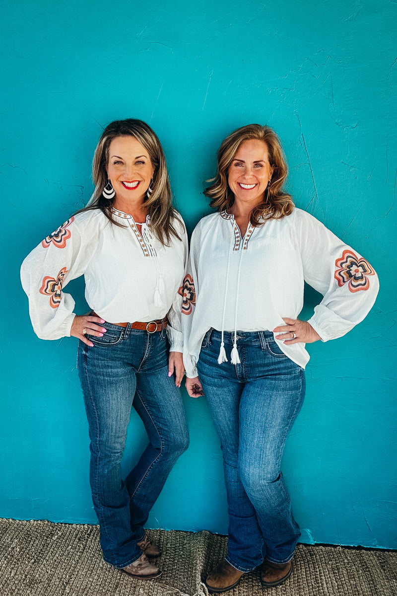 June Loose Fit Peasant Blouse