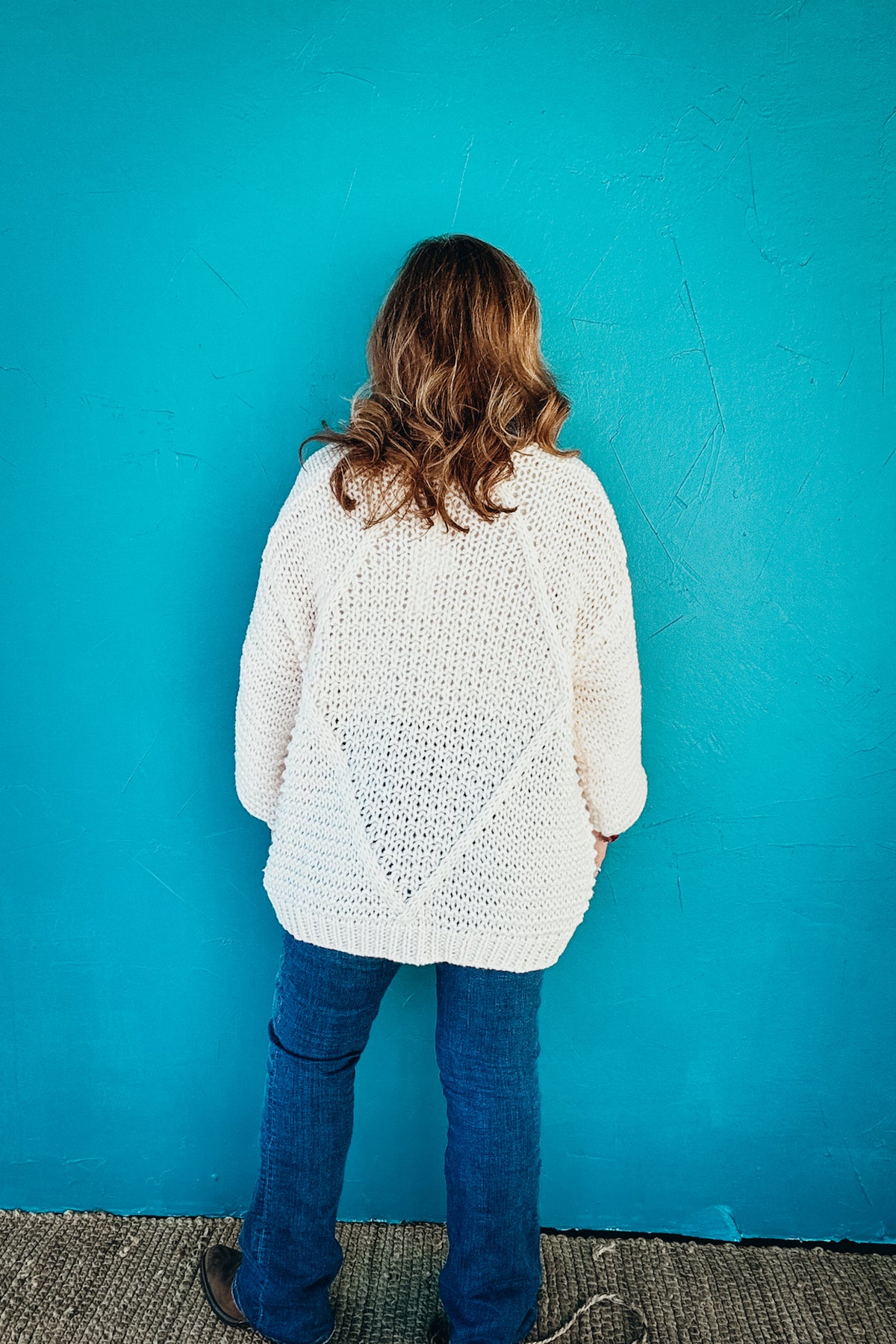 Rae Chunky Cable Knit Sweater Cardigan