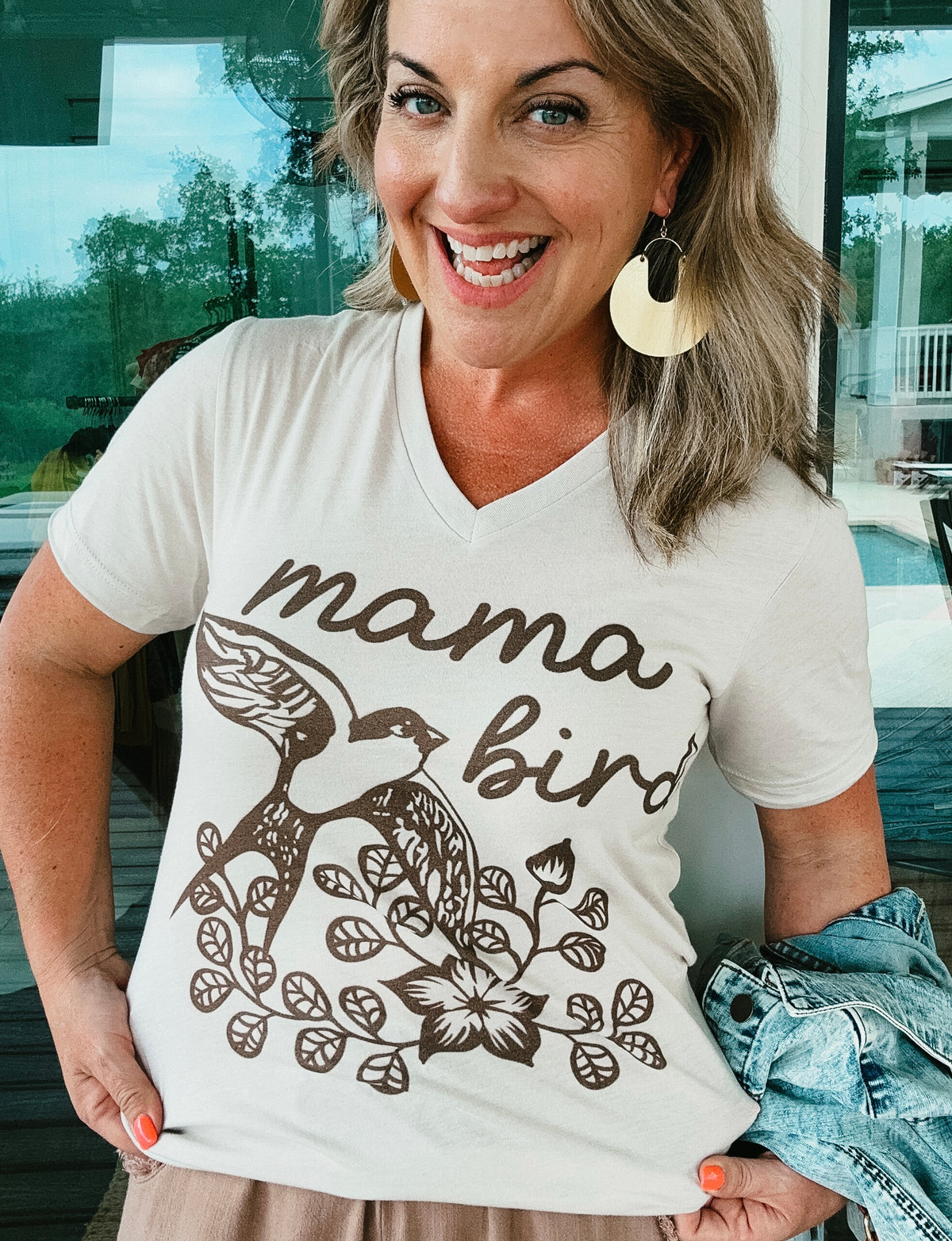 Mama Bird Graphic Tee