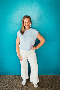 Laurel All-year Round Essential Side Button Sweater Top